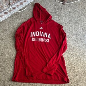 Adidas Indiana Hoosiers Red Tee